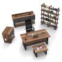 HANAH HOME Set kancelarijskog nameštaja Mn10 Ba - slika 2