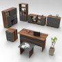 HANAH HOME Set kancelarijskog nameštaja Vo18 Ba - slika 1