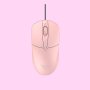 ALCATROZ Optički miš Asic 2 USB roze - slika 1
