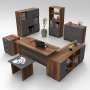 HANAH HOME Set kancelarijskog nameštaja Vo19 Ba - slika 1