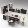 HANAH HOME Set kancelarijskog nameštaja Vo18 Ob - slika 1