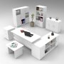 HANAH HOME Set kancelarijskog nameštaja Vo19 W - slika 1
