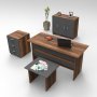 HANAH HOME Set kancelarijskog nameštaja Vo12 Ba - slika 1