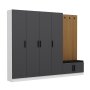 HANAH HOME Ormar za hodnik Noah 8297 - slika 4