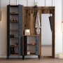 HANAH HOME Cipelarnik sa čivilukom Berlin ABC Walnut Anthracite - slika 3