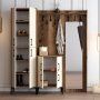 HANAH HOME Cipelarnik sa čivilukom Berlin ABC Walnut Cream - slika 3