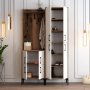 HANAH HOME Cipelarnik sa čivilukom Berlin BA Walnut White - slika 3