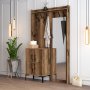 HANAH HOME Cipelarnik sa čivilukom Berlin BC Walnut - slika 2