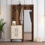 HANAH HOME Cipelarnik sa čivilukom Berlin BC Walnut Cream - slika 1