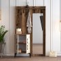 HANAH HOME Cipelarnik sa čivilukom Berlin BC Walnut White Marble - slika 3