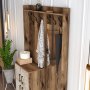 HANAH HOME Cipelarnik sa čivilukom Berlin BC Walnut White Marble - slika 4