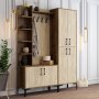 HANAH HOME Cipelarnik sa čivilukom Viyana Da Walnut Travertine - slika 3