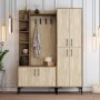 HANAH HOME Cipelarnik sa čivilukom Viyana Da Walnut Travertine - slika 1