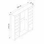 HANAH HOME Ormar za hodnik Kale 8120 - slika 4
