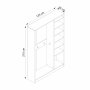 HANAH HOME Ormar za hodnik Kale 8119 - slika 4