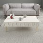 HANAH HOME Sto za dnevnu sobu Lyon 33 Cream Gold - slika 3