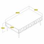 HANAH HOME Sto za dnevnu sobu Lyon 33 Cream Gold - slika 4