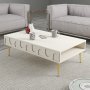 HANAH HOME Sto za dnevnu sobu Lyon 33 Cream Gold - slika 2