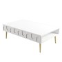 HANAH HOME Sto za dnevnu sobu Lyon 33 White Gold - slika 1