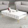 HANAH HOME Sto za dnevnu sobu Lyon 33 White Gold - slika 2