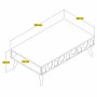 HANAH HOME Sto za dnevnu sobu Lyon 34 Atlas Walnut - slika 4