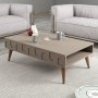 HANAH HOME Sto za dnevnu sobu Lyon 34 Atlas Walnut - slika 2