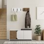 HANAH HOME Cipelarnik sa čivilukom Moni Shoe Cabinet Hanger White Hitit - slika 1