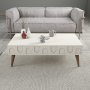 HANAH HOME Sto za dnevnu sobu Lyon 34 Cream Walnut - slika 3