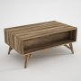 HANAH HOME Sto za dnevnu sobu Yakamoz Walnut - slika 3