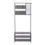 HANAH HOME Čiviluk Nomad Portmanto Anthracite - slika 1