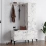 HANAH HOME Cipelarnik sa čivilukom Lex Carrara Marble - slika 1
