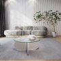 HANAH HOME Sto za dnevnu sobu Bubble White - slika 3