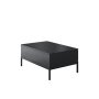HANAH HOME Sto za dnevnu sobu Lord Anthracite Black - slika 1