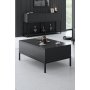 HANAH HOME Sto za dnevnu sobu Lord Anthracite Black - slika 2