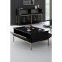 HANAH HOME Sto za dnevnu sobu Lord Black Gold - slika 3