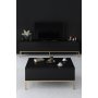 HANAH HOME Sto za dnevnu sobu Lord Black Gold - slika 4