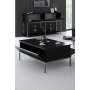 HANAH HOME Sto za dnevnu sobu Lord Black Silver - slika 3