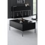 HANAH HOME Sto za dnevnu sobu Lord Black Silver - slika 2