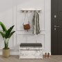 HANAH HOME Cipelarnik sa čivilukom Boby Carrara Marble - slika 1