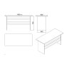 HANAH HOME Set kancelarijskog nameštaja Vo9 W - slika 5