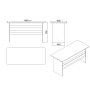 HANAH HOME Set kancelarijskog nameštaja Vo8 W - slika 4