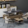 HANAH HOME Set kancelarijskog nameštaja Irony Maxi Set Anthracite Oak - slika 2