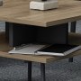 HANAH HOME Set kancelarijskog nameštaja Irony Maxi Set Anthracite Oak - slika 4