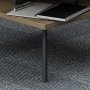 HANAH HOME Set kancelarijskog nameštaja Irony Maxi Set Anthracite Oak - slika 5