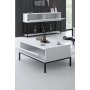 HANAH HOME Sto za dnevnu sobu Lord Black White - slika 3
