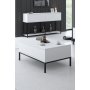 HANAH HOME Sto za dnevnu sobu Lord Black White - slika 2
