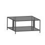 HANAH HOME Sto za dnevnu sobu Uranus Black Fume - slika 5