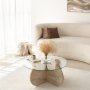 HANAH HOME Sto za dnevnu sobu Bubble Transparent - slika 3