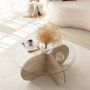 HANAH HOME Sto za dnevnu sobu Bubble Transparent - slika 5