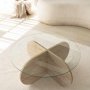 HANAH HOME Sto za dnevnu sobu Bubble Transparent - slika 1
